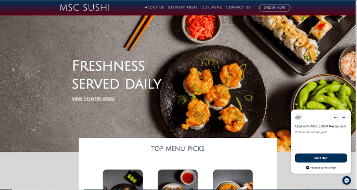 Phathus Designs- Digital Agency-MSC SUSHI websites
